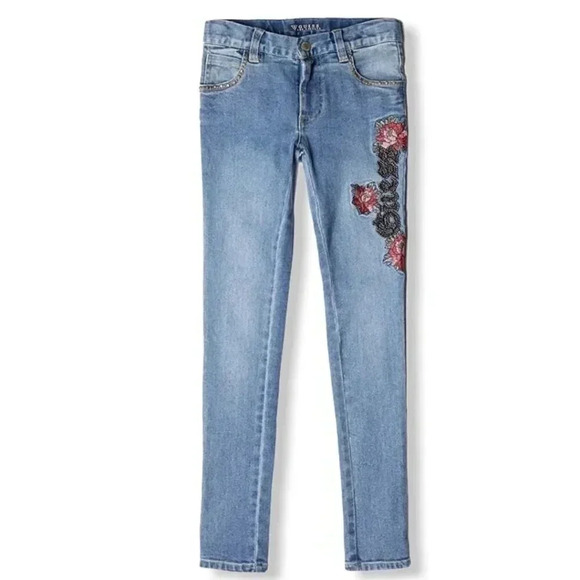 Guess Girls Pearl Jeans Bundle of 6 (Size 8= Two, Size 12= Two, Size 14= Two)